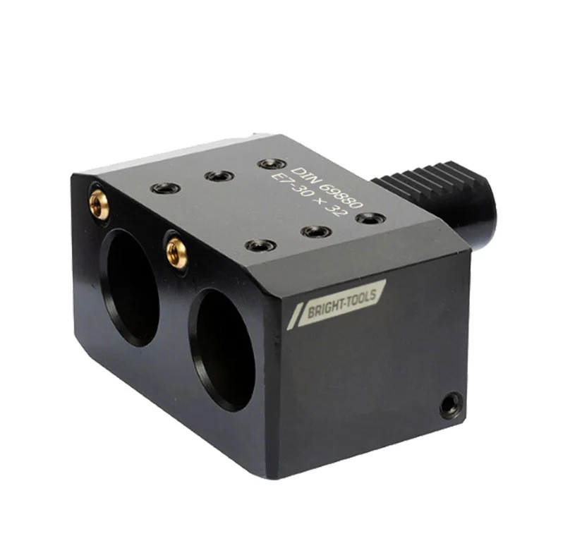 Soporte de barra de doble perforación, derecho