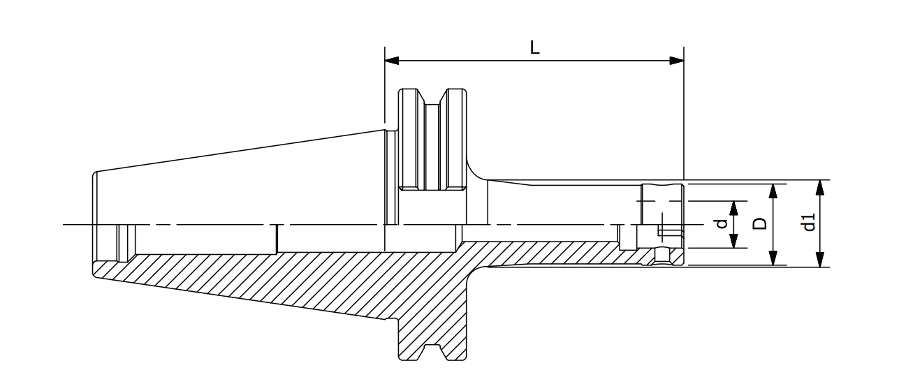 ESPECIFICACIÓN DEL TITULAR DE LA HERRAMIENTA DE ABORDAMIENTO DIN 69871