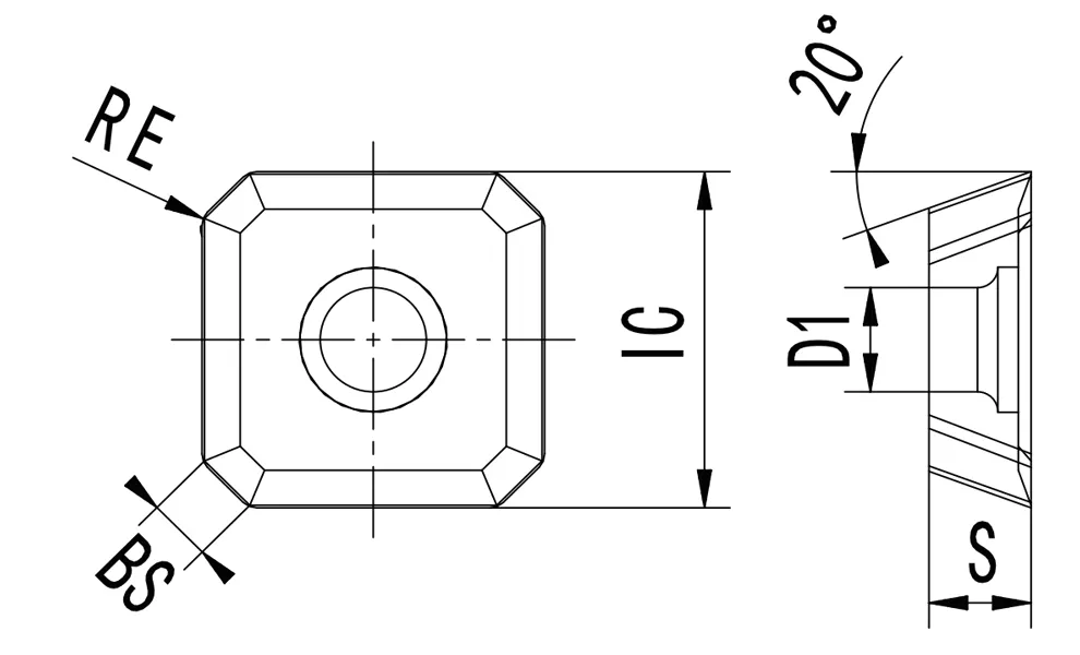 SPECIFICATION OF SE13T3 INSERTS - 翻译中...