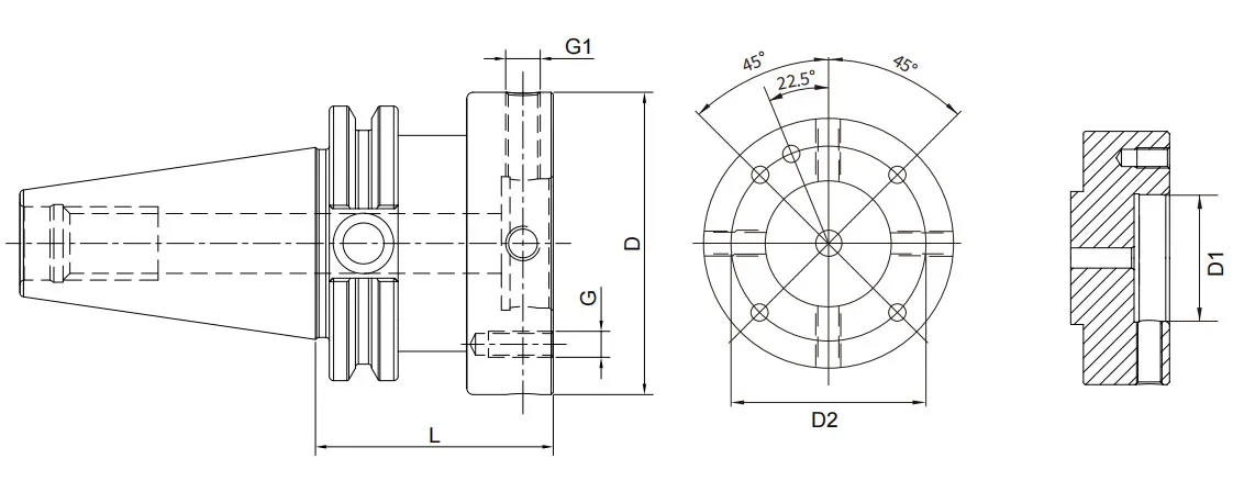ESPECIFICACIONES DEL ADAPTADOR DE BRIDA AJUSTABLE DE EXCENTRICIDAD ANSI B5.50