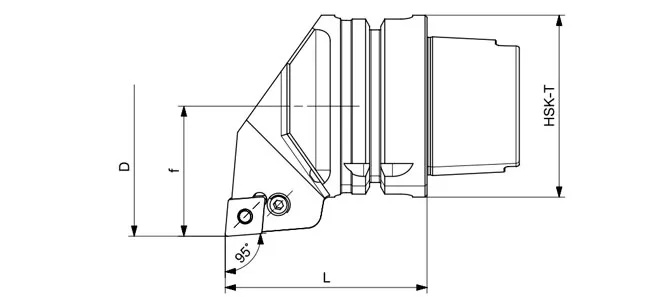 ESPECIFICACIONES DE LA HERRAMIENTA DE TORNEADO HSK-T PCLNR | PCLNL 95°/80°