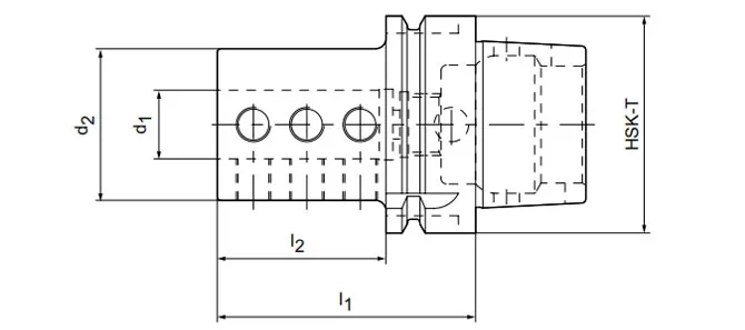 ESPECIFICACIONES DE LOS PORTABARRAS DE MANDRINADO HSK･T