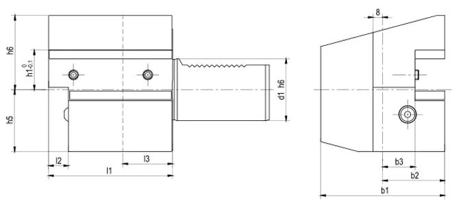 ESPECIFICACIÓN DEL SOPORTE AXIAL FORMA C3 INVERTIDO A LA DERECHA