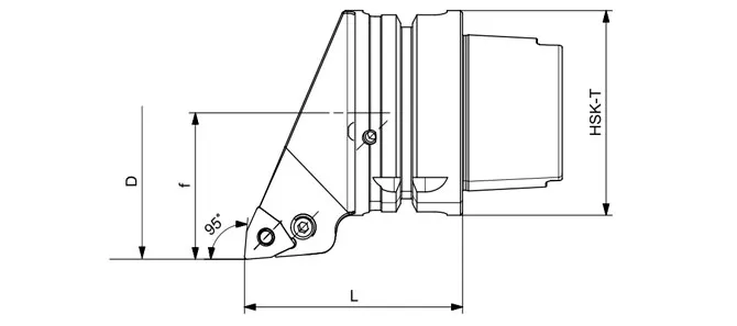 ESPECIFICACIONES DE LA HERRAMIENTA DE TORNEADO HSK-T PWLNR | PWLNL 95°/80°