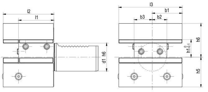 ESPECIFICACIONES DEL SOPORTE RECTANGULAR CON MÚLTIPLES ASIENTOS, FORMA D2 INVERTIDA