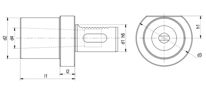 ESPECIFICACIÓN DEL ADAPTADOR DE CONO MORSE FORMA F
