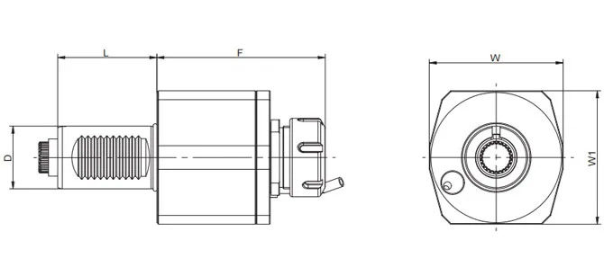 ESPECIFICACIONES DEL CABEZAL DE ACCIONAMIENTO AXIAL VDI, DIN 5480